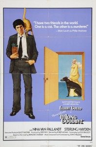 The Long Goodbye - il poster originale